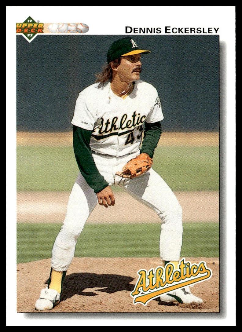 1992 Upper Deck #331 Dennis Eckersley Factory Set Gold Hologram SportCards.com