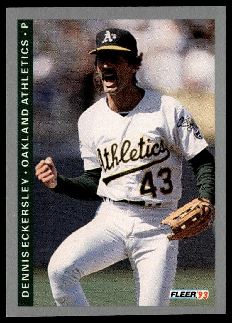 1993 Fleer Fruit of the Loom #18 Dennis Eckersley SportCards.com