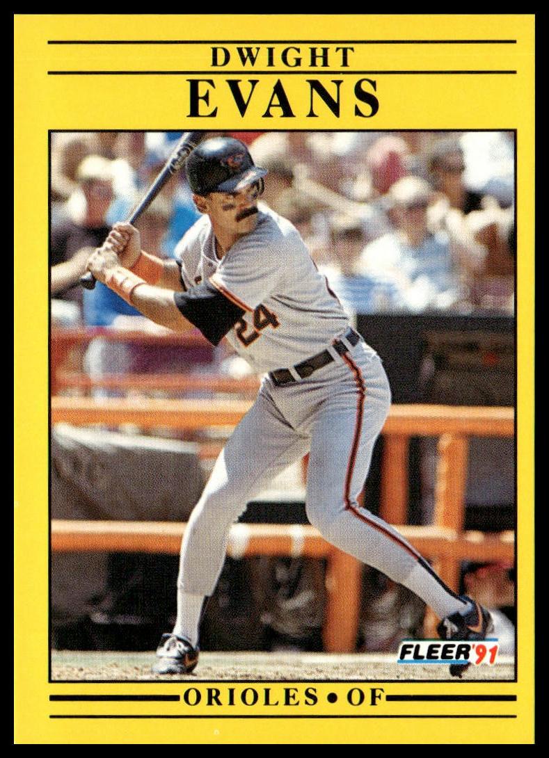 1991 Fleer Update #U-2 Dwight Evans SportCards.com