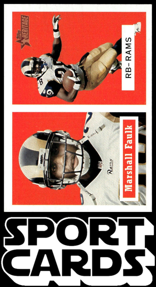 2002 Topps Heritage #64b Marshall Faulk SportCards.com