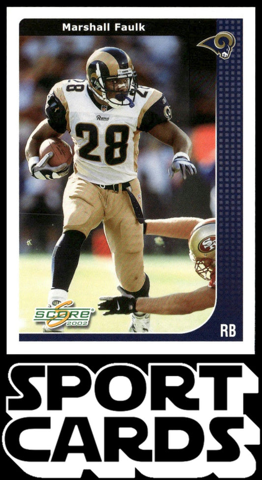 2002 Score #214 Marshall Faulk SportCards.com