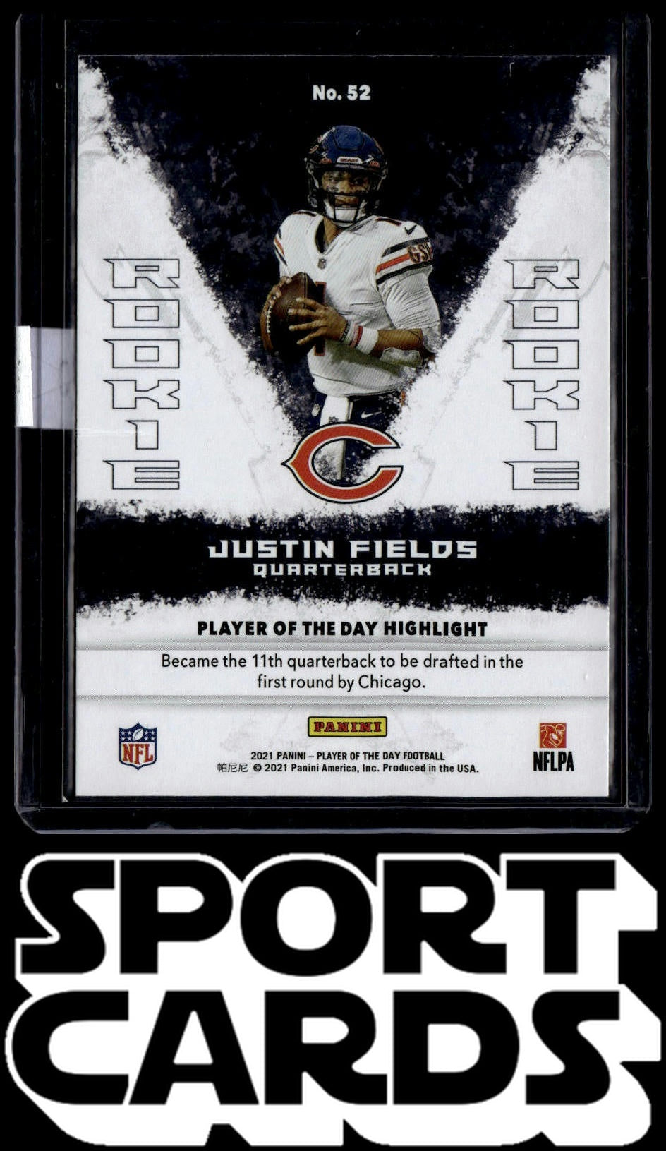 2021 Panini Player of the Day #52 Justin Fields