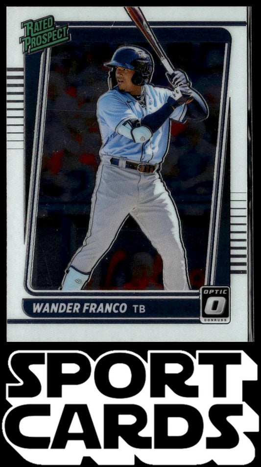 2021 Donruss Optic #RP1 Wander Franco Rated Prospect SportCards.com