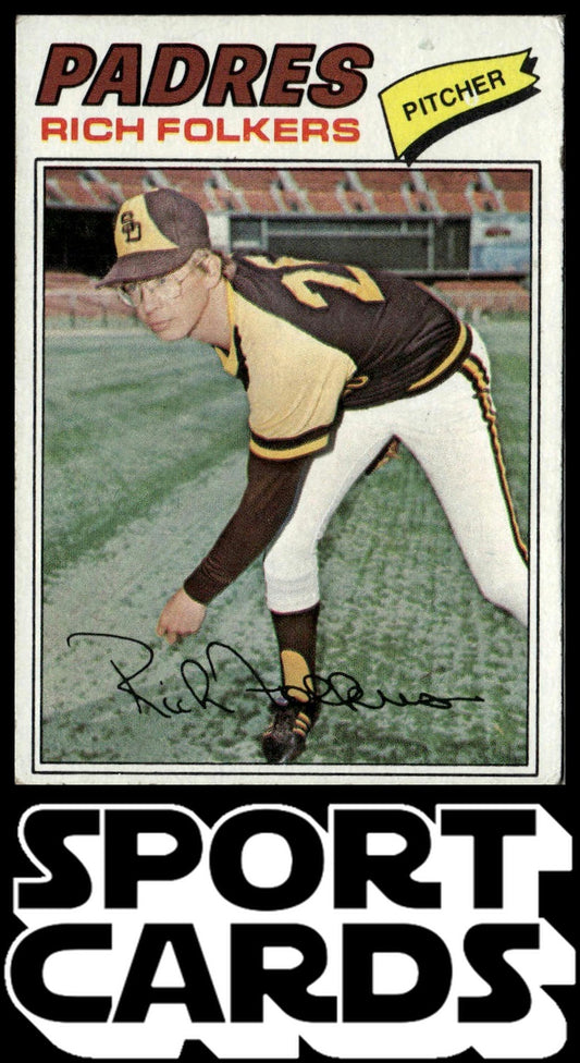 1977 Topps #372 Rich Folkers SportCards.com