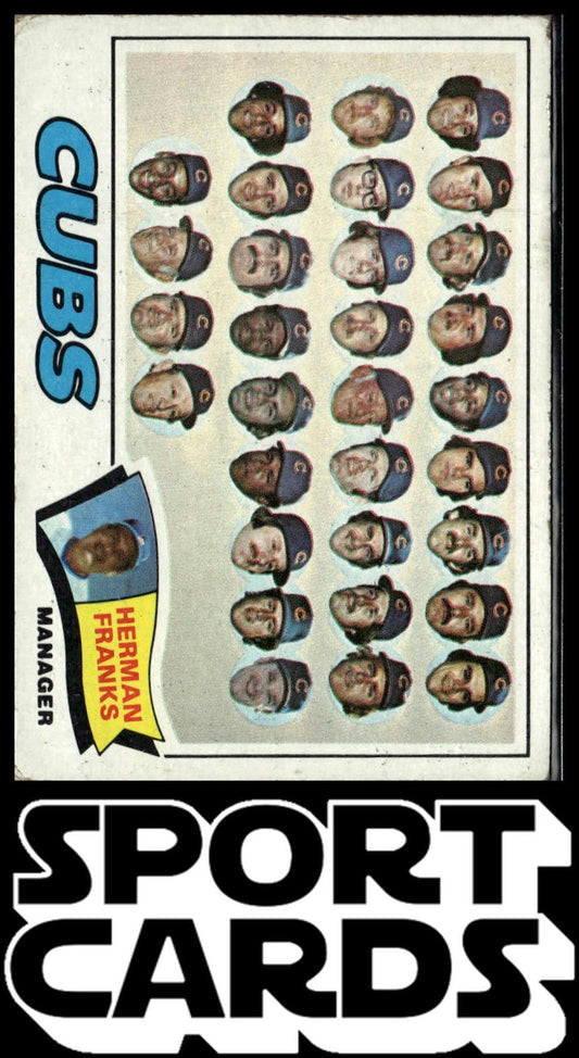 1977 Topps #518 Chicago Cubs / Herman Franks SportCards.com