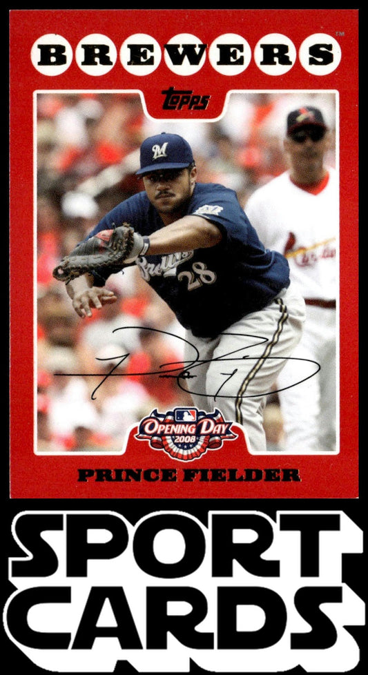 2008 Topps Opening Day #115 Prince Fielder SportCards.com