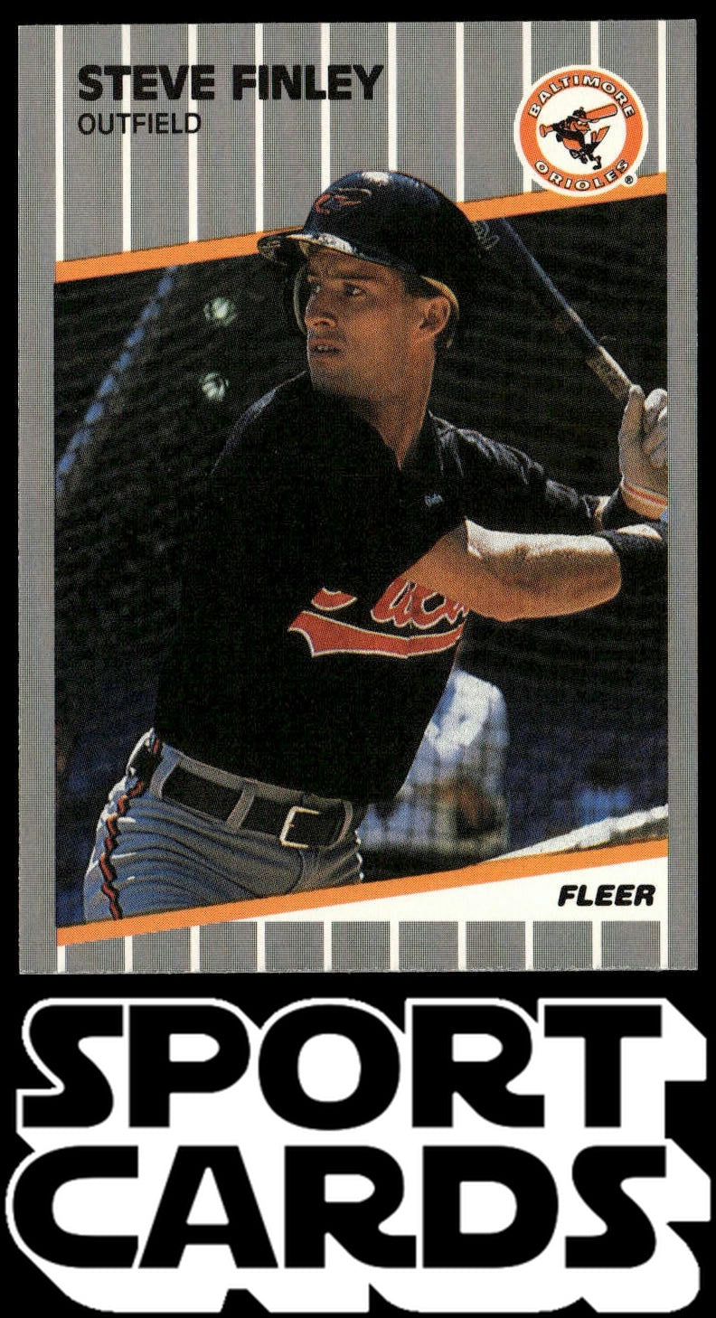 1989 Fleer Update #U-3 Steve Finley SportCards.com