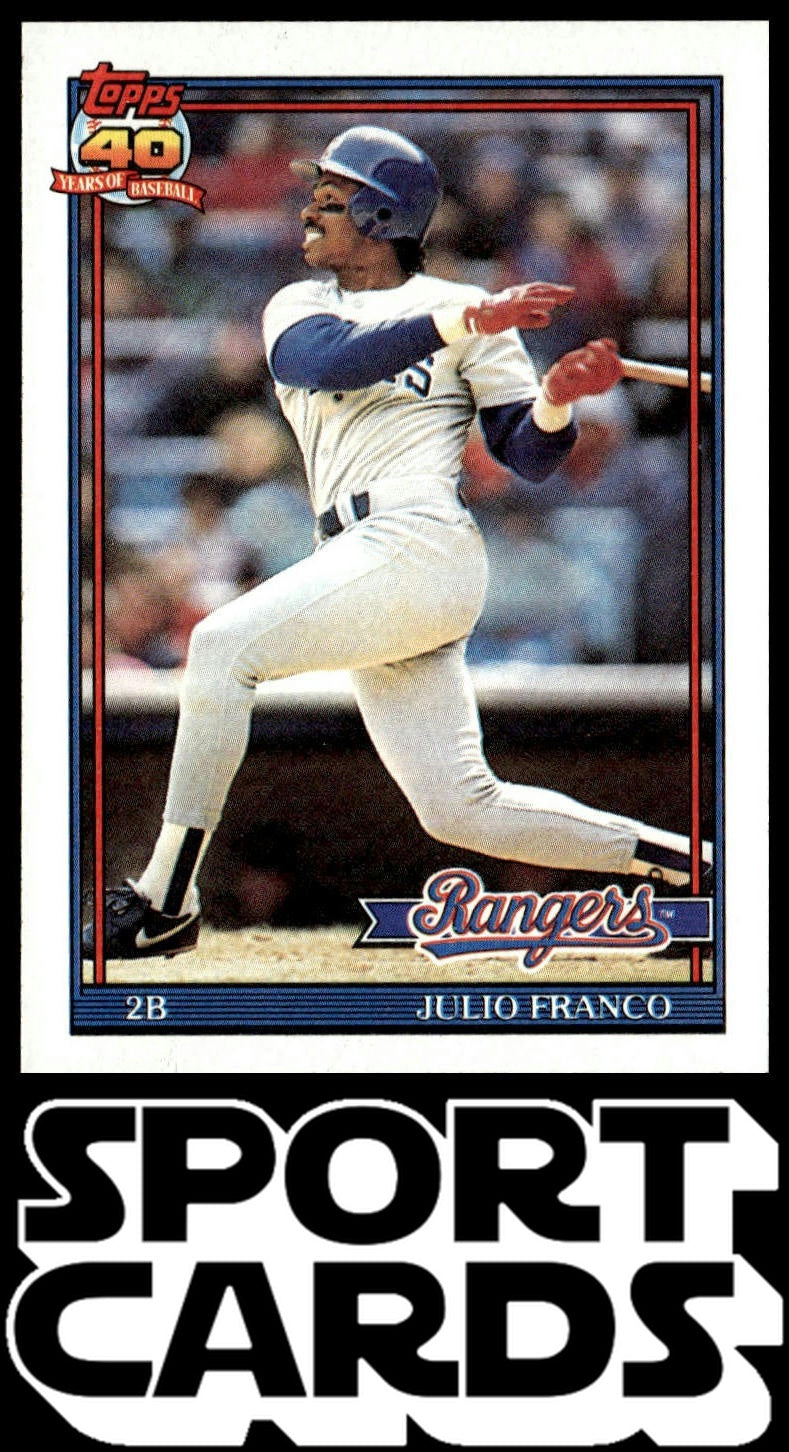 1991 Topps #775 Julio Franco SportCards.com