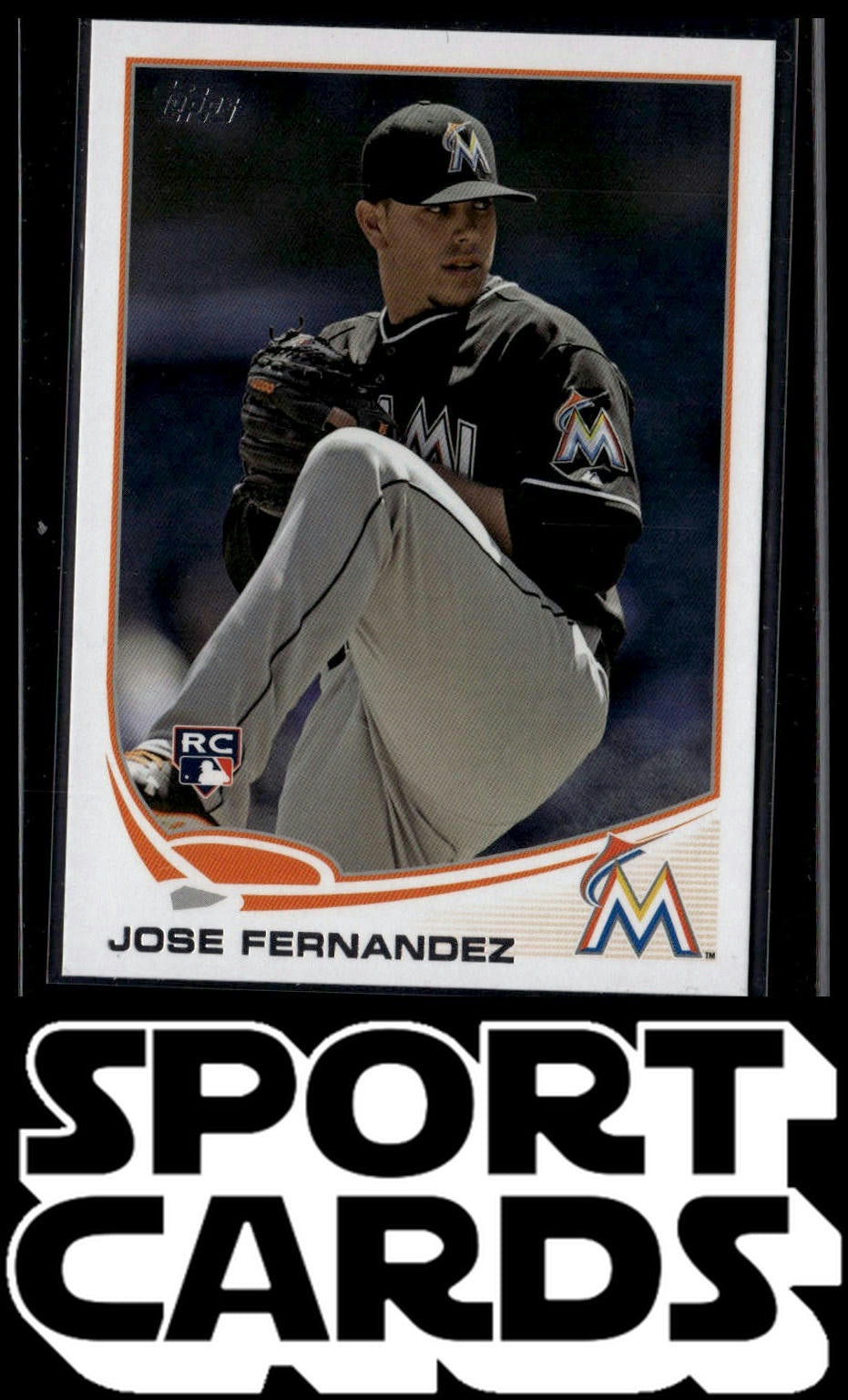 2013 Topps #589 Jose Fernandez Factory Set Bonus: Rookie Variations