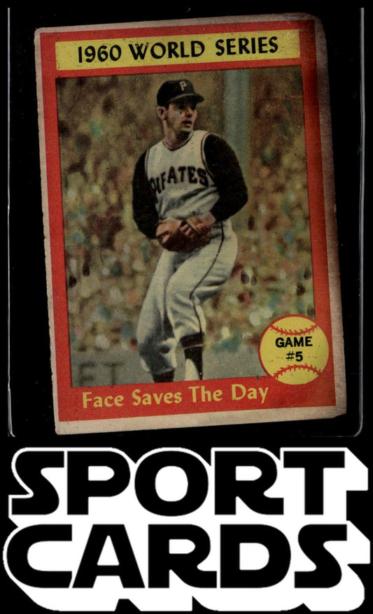 1961 Topps #310 1960 World Series Game #5 - Face Saves The Day SportCards.com