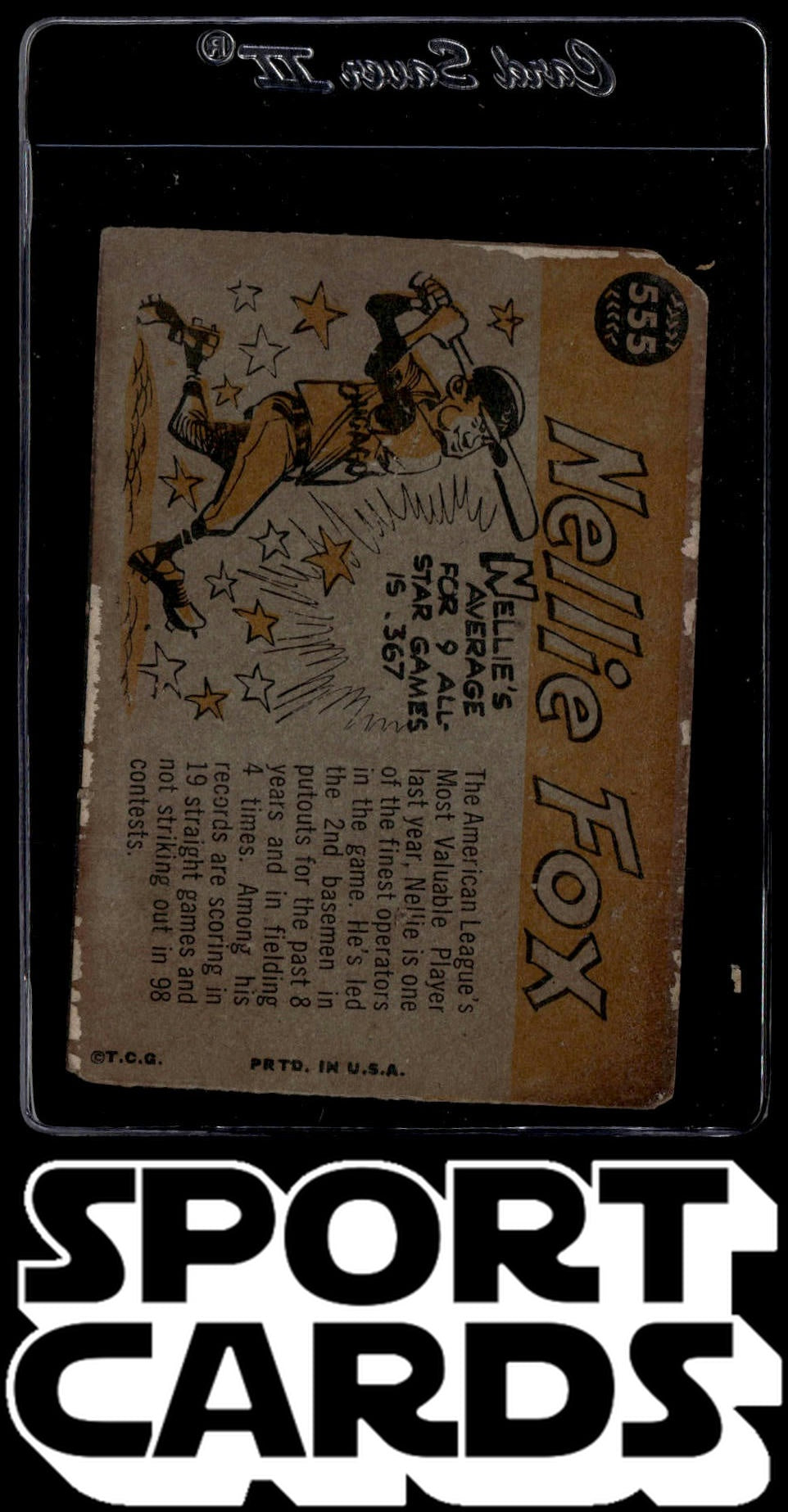 1960 Topps #555 Nellie Fox SportCards.com