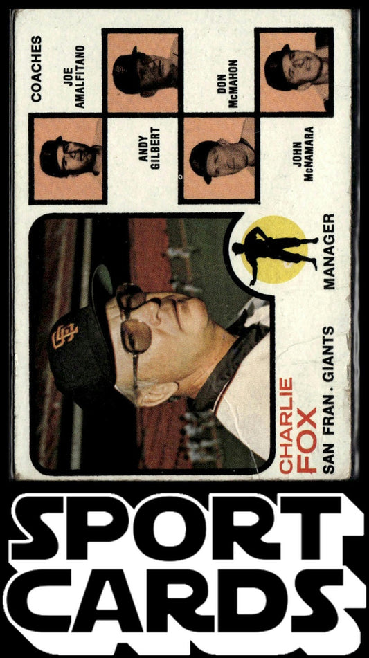 1973 Topps #252a Giants Field Leaders