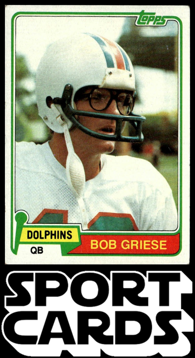 1981 Topps #482 Bob Griese SportCards.com
