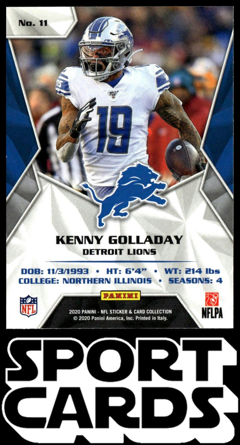 2020 Panini Sticker & Card Collection #11 Kenny Golladay Cards SportCards.com