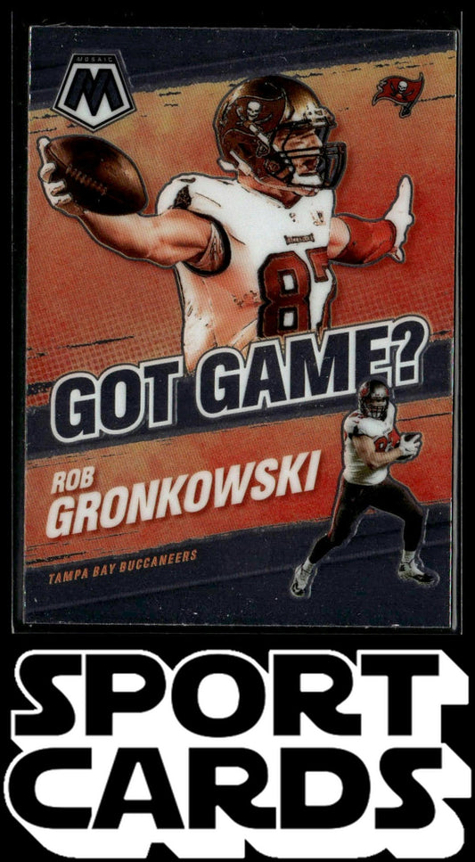 2021 Panini Mosaic #GG-1 Rob Gronkowski Got Game? SportCards.com