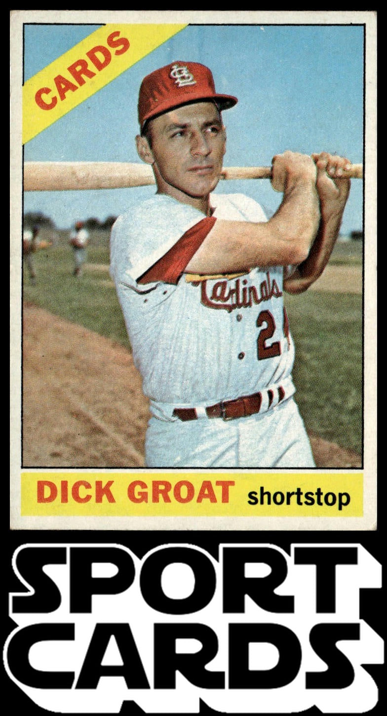1966 Topps #103a Dick Groat No trade statement on back SportCards.com