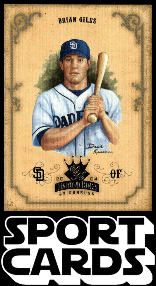 2004 Donruss Diamond Kings #18 Brian Giles Framed Silver #/100 SportCards.com