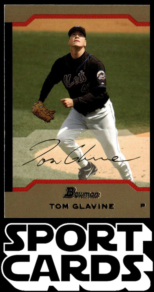 2004 Bowman #96 Tom Glavine Gold SportCards.com