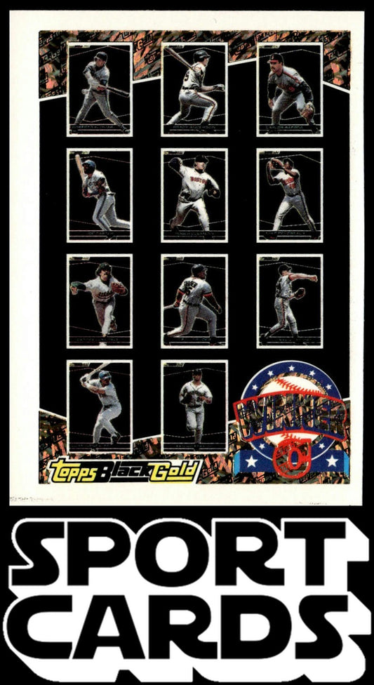 1993 Topps #C Certified Winner C: 23-33 Black Gold Certified Winners