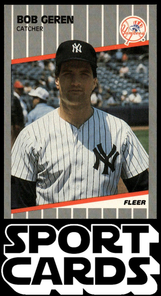1989 Fleer Update #U-48 Bob Geren SportCards.com