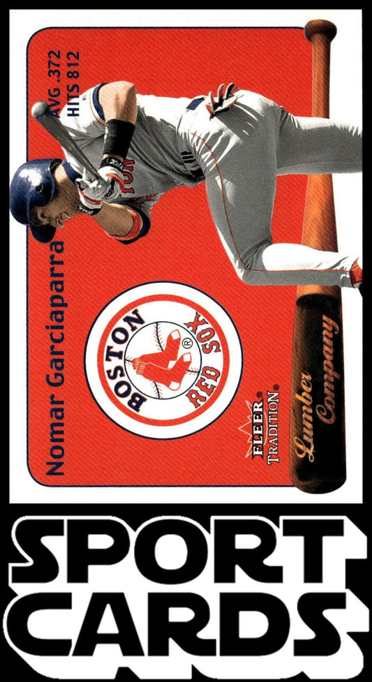 2001 Fleer Tradition #14 LC Nomar Garciaparra Lumber Company SportCards.com
