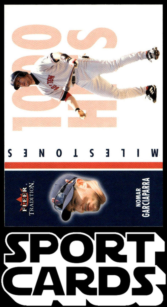 2003 Fleer Tradition #22 MS Nomar Garciaparra Milestones SportCards.com