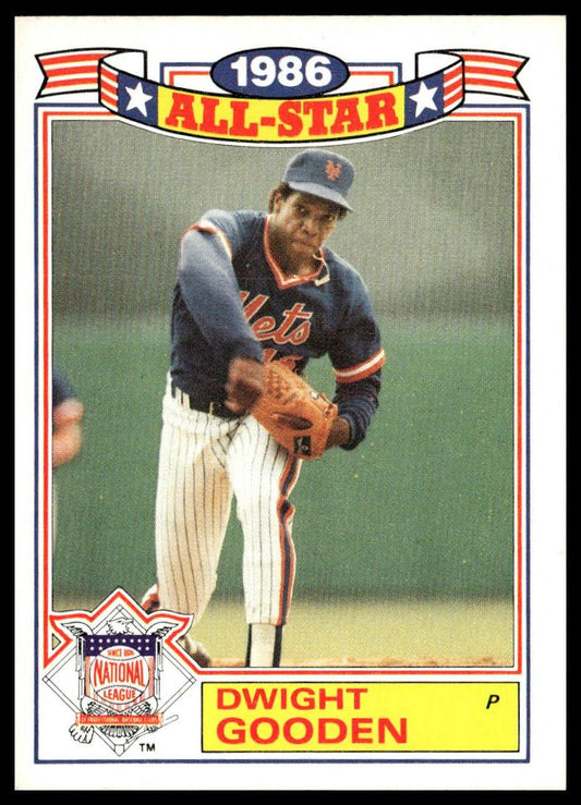 1987 Topps #10 Dwight Gooden Glossy All-Stars SportCards.com
