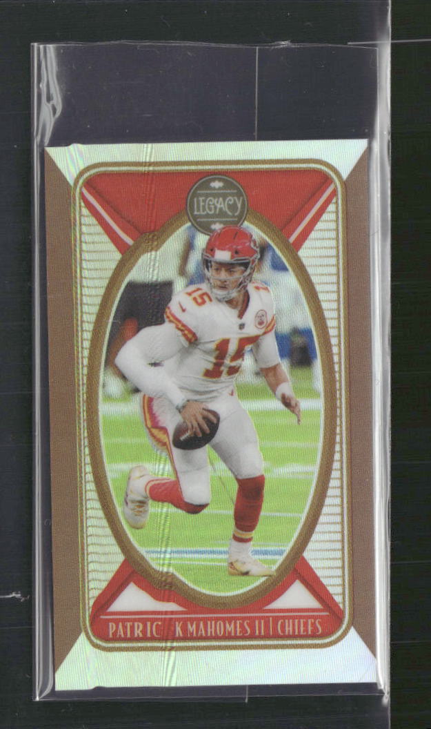 Patrick Mahomes II 2022 Panini Legacy #44 Premium Mini Bronze #/75