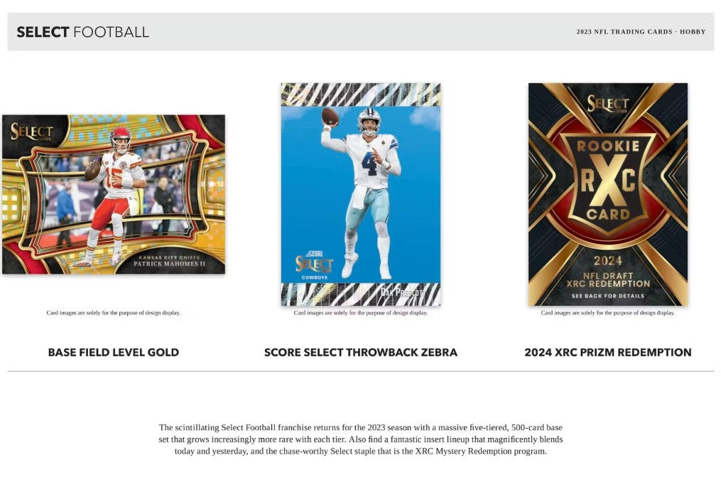 2023 Panini Select Football Hobby Box