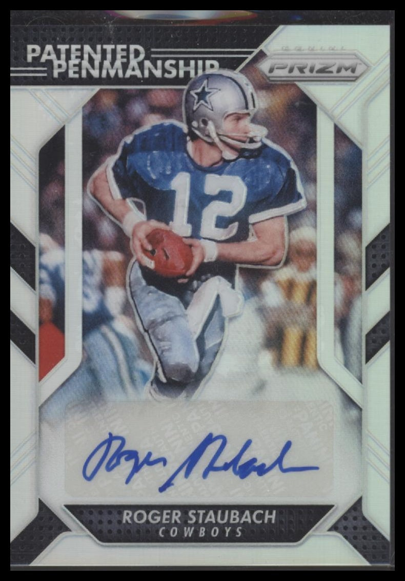 Roger Staubach 2016 Panini Prizm #PPP-RSB Patented Penmanship #/10 - Sport Cards