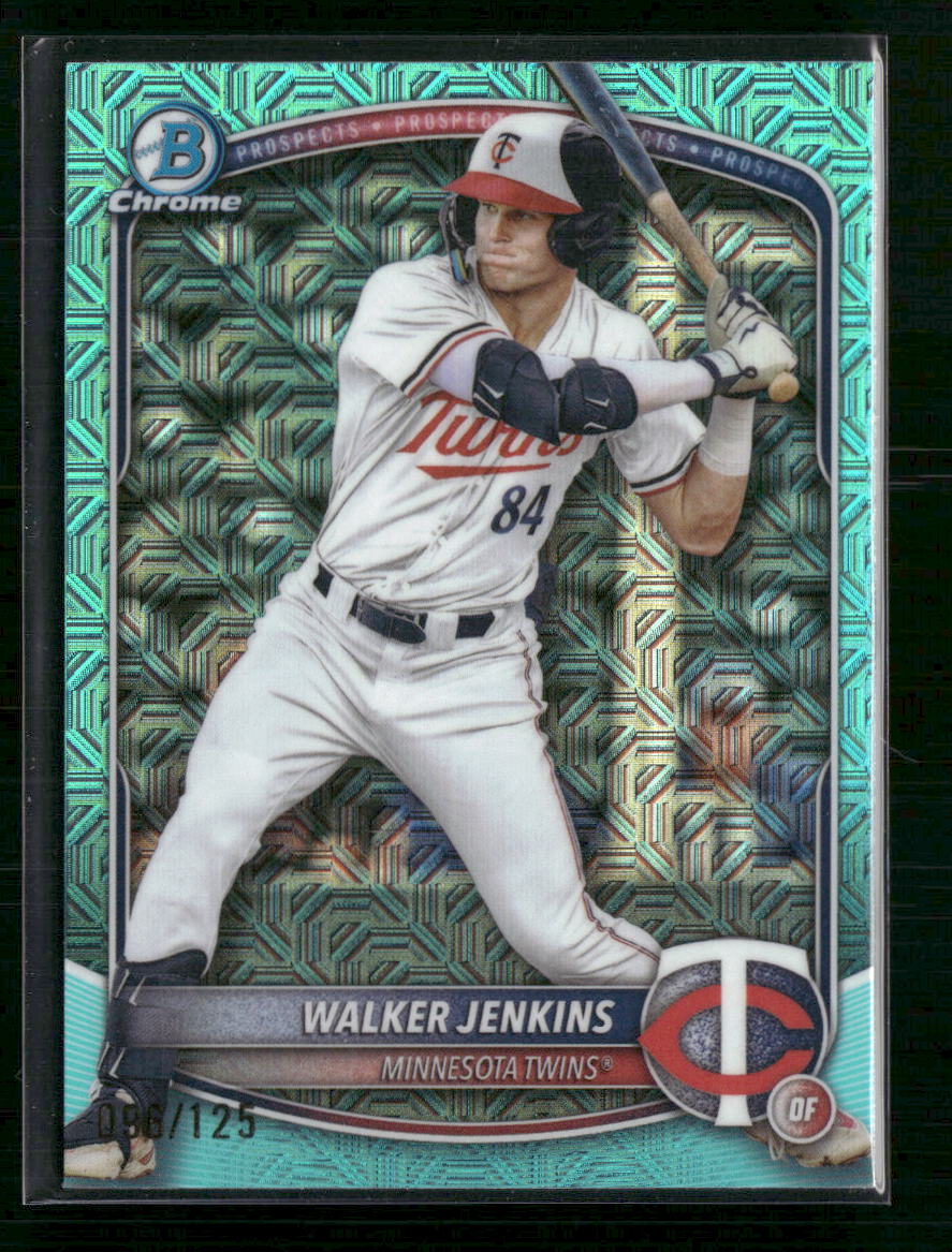 Walker Jenkins 2025 Bowman #BCP-1 Chrome Prospects X-Fractor