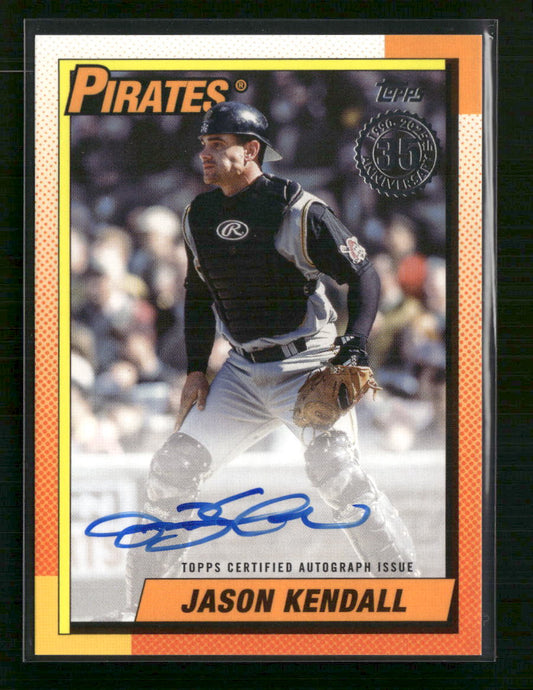 Jason Kendall 2025 Topps #90B2-JK 1990 Topps Baseball 35th Anniversary Auto