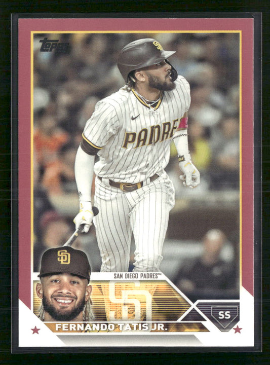 Fernando Tatis Jr. 2023 Topps #23 Red Border 45/50