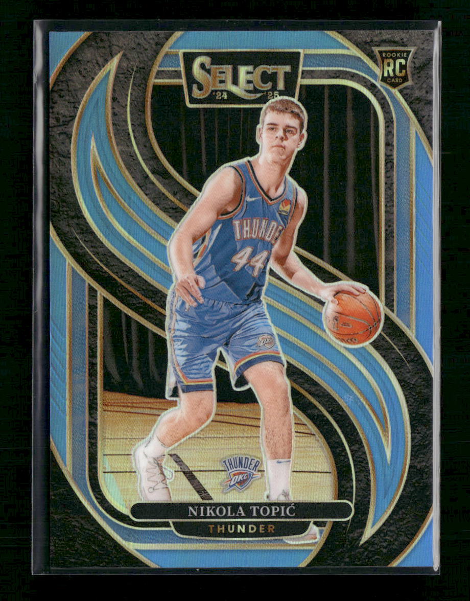 Nikola Topic 2024-25 Panini Select #171 Light Blue Prizm #/299