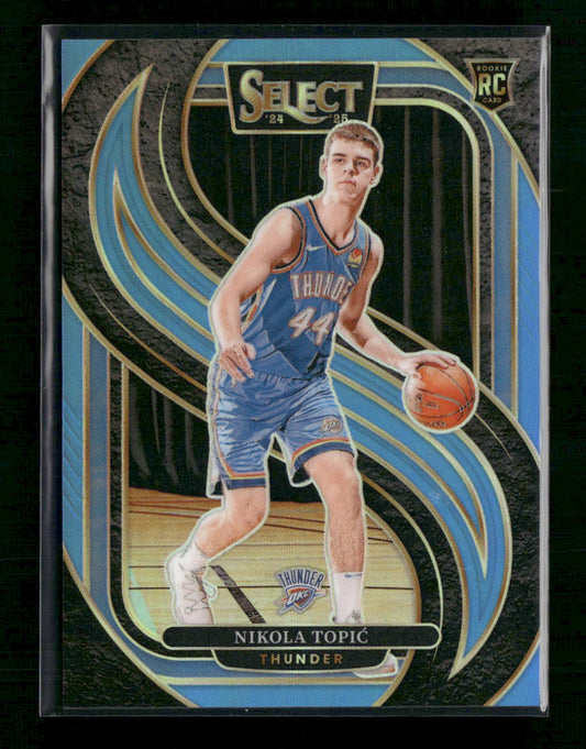 Nikola Topic 2024-25 Panini Select #171 Light Blue Prizm #/299
