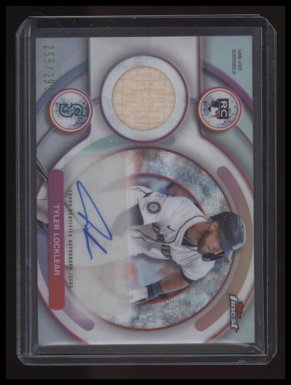 2025 Topps Finest Tyler Locklear RC #RAJR-TL ROOKIE AUTOGRAPH RELIC /299