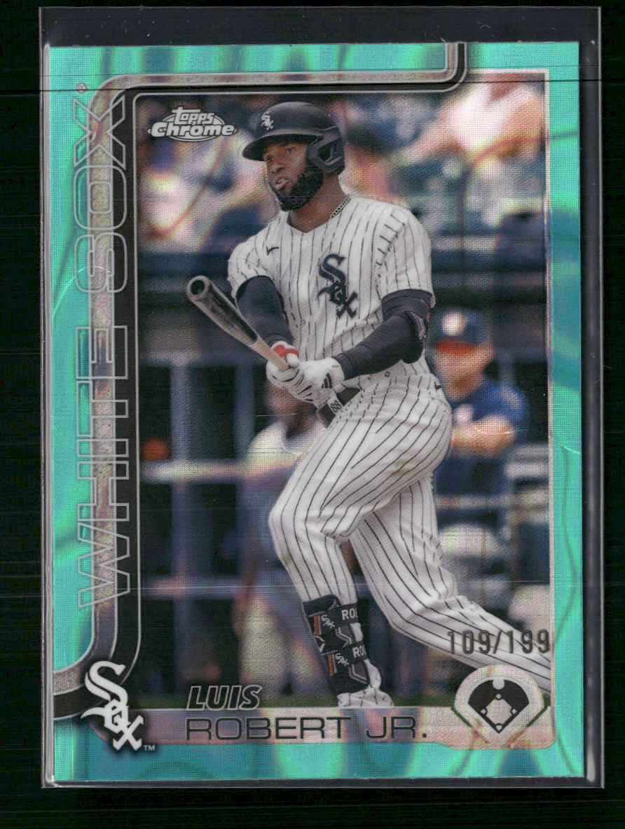 Luis Robert Jr. Chicago White Sox 2023 Topps Chrome Aqua Refractor