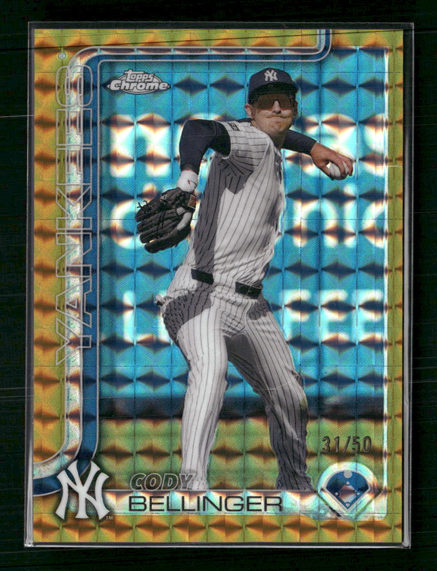 Cody Bellinger New York Yankees 2023 Topps Chrome Gold Wave Refractor