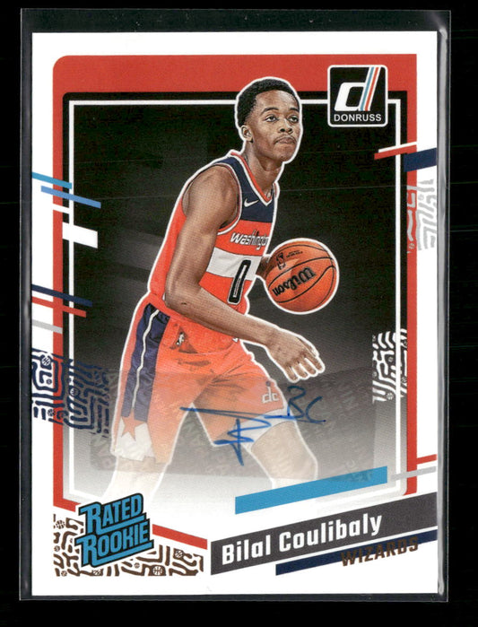 Bilal Coulibaly 2023-24 Donruss #272 Rated Rookies Signatures