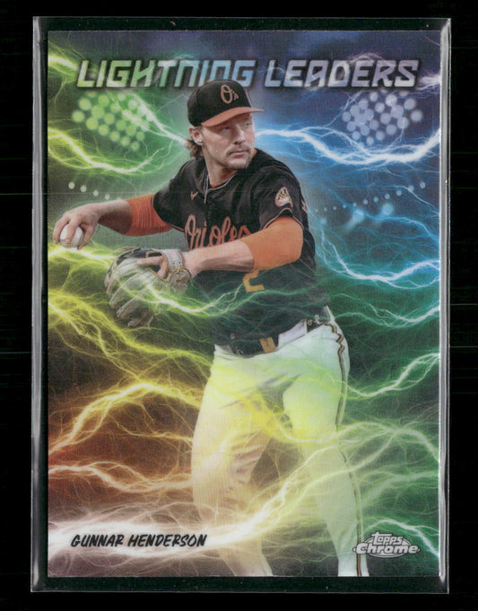 Gunnar Henderson 2025 Topps Chrome #LL-4 Lightning Leaders