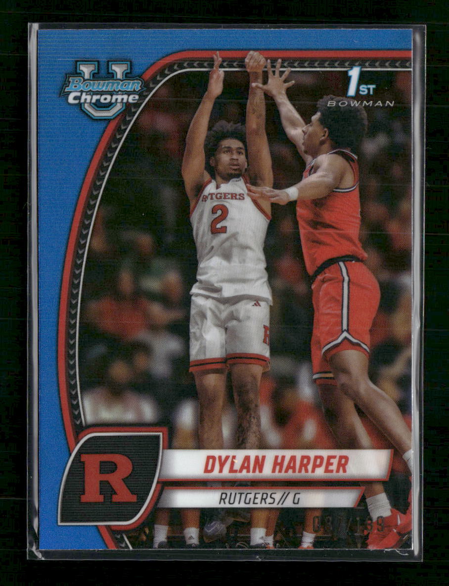 Dylan Harper 2024-25 Bowman University Chrome #22 Blue Refractor #/199