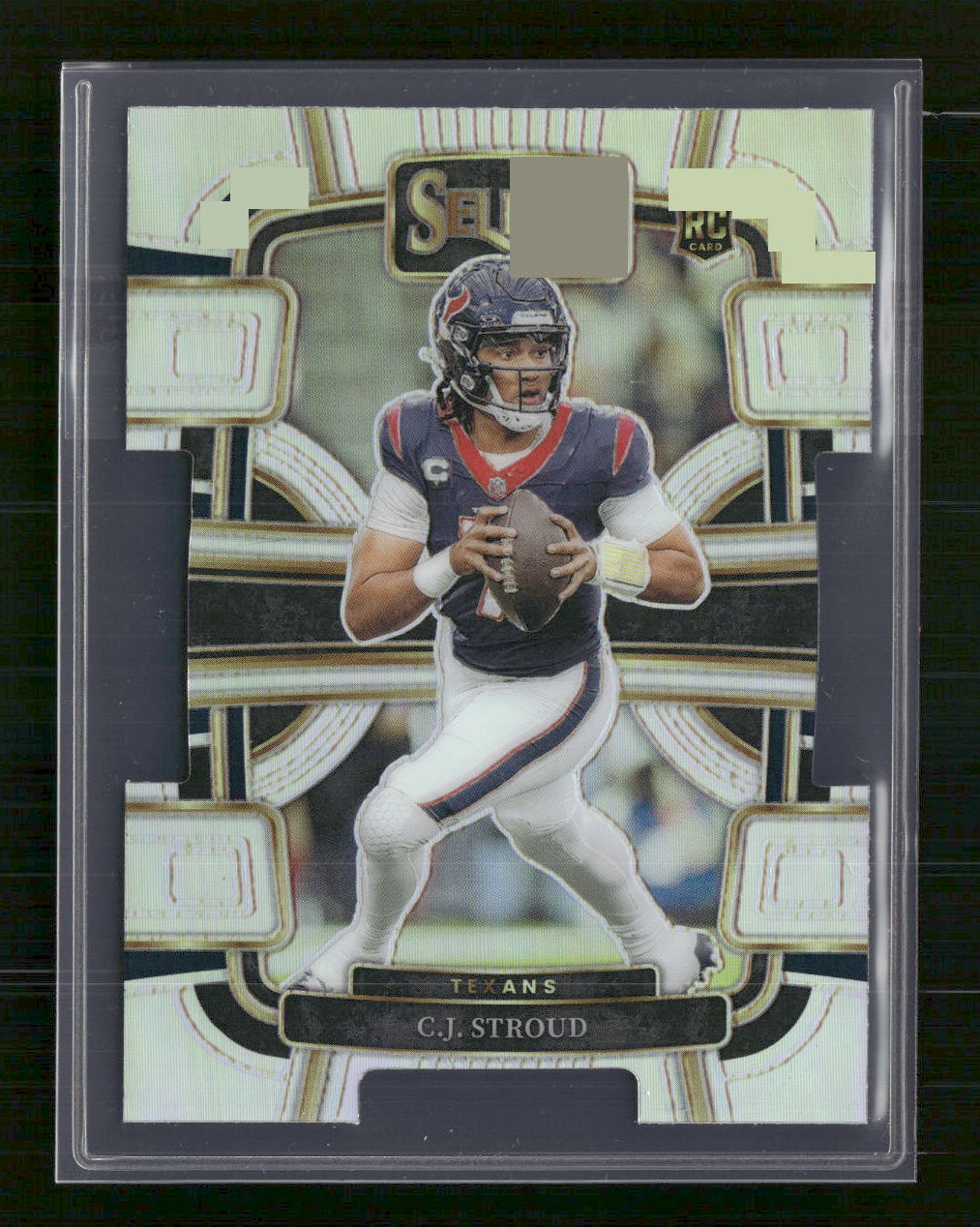 C.J. Stroud 2023 Panini Select #41 Silver Prizms Die Cuts