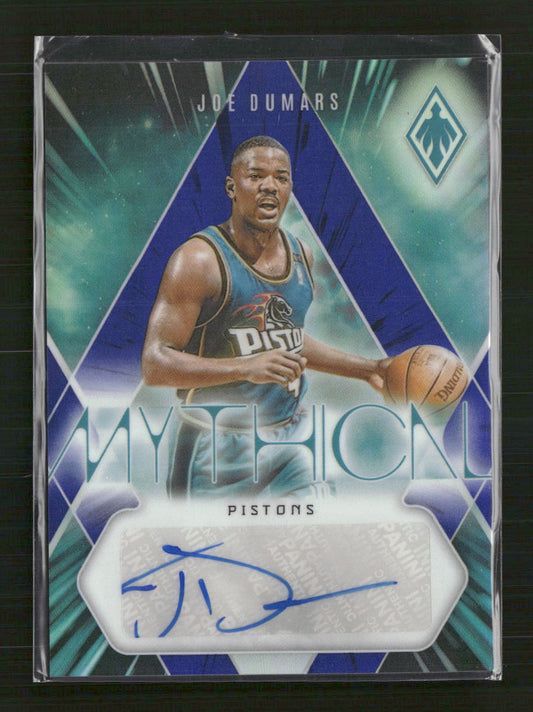 Joe Dumars 2023-24 Panini Phoenix #MA-JOE Mythical Autographs Blue #/25