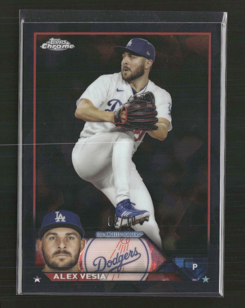 Alex Vesia 2023 Topps Chrome Update Sapphire Edition #USCS261 Black