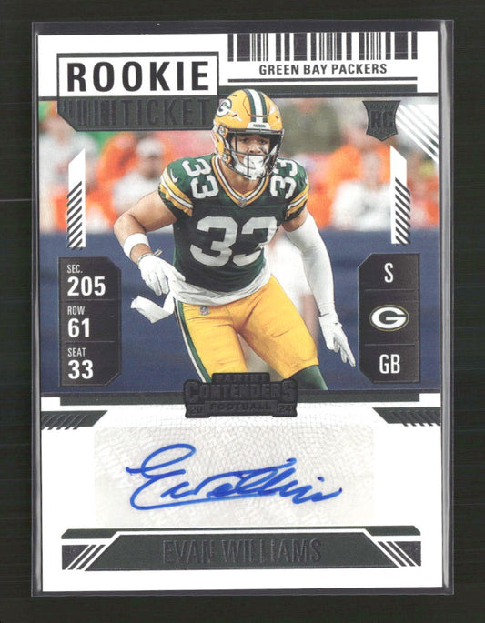Evan Williams 2024 Panini Contenders #241