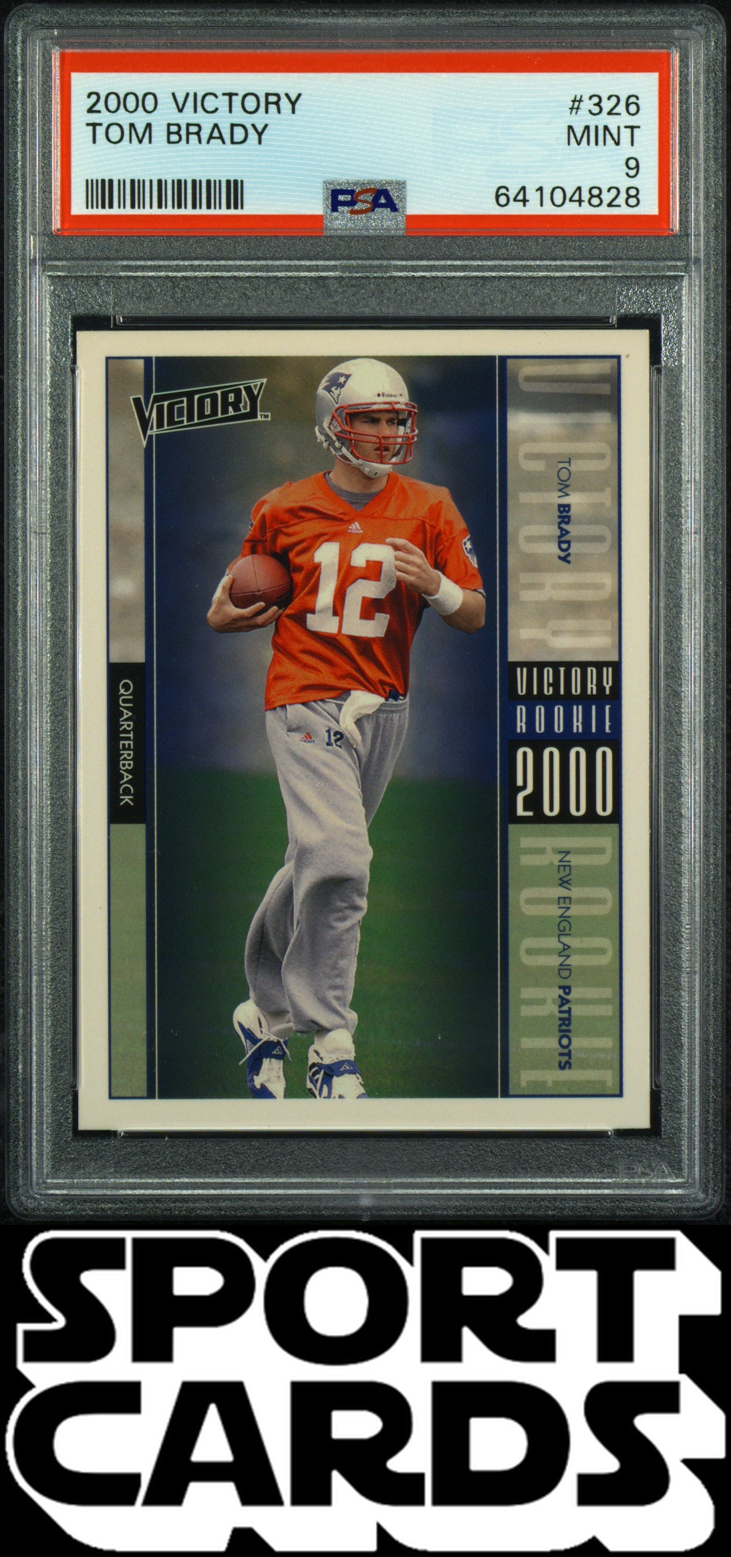 2000 Victory #326 Tom Brady PSA 9 SportCards.com