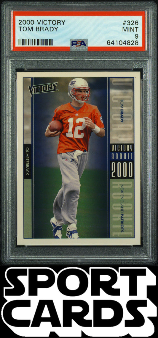 2000 Victory #326 Tom Brady PSA 9 SportCards.com