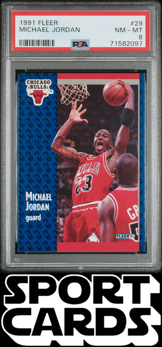 1991 Fleer #29 Michael Jordan PSA 8 SportCards.com
