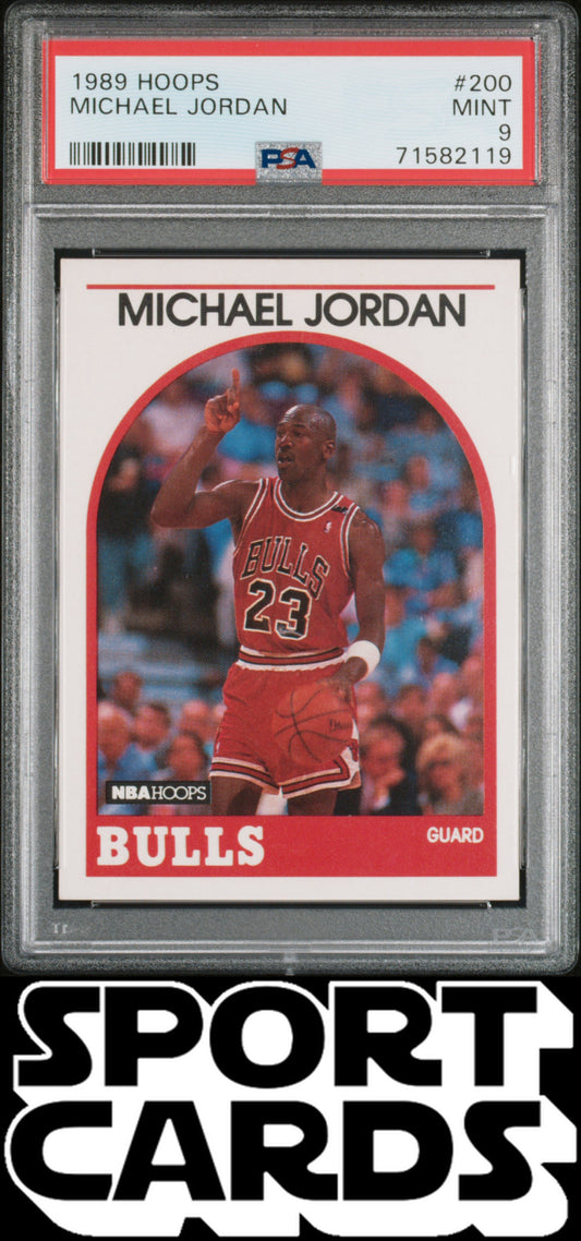 1989 Hoops #200 Michael Jordan PSA 9 SportCards.com