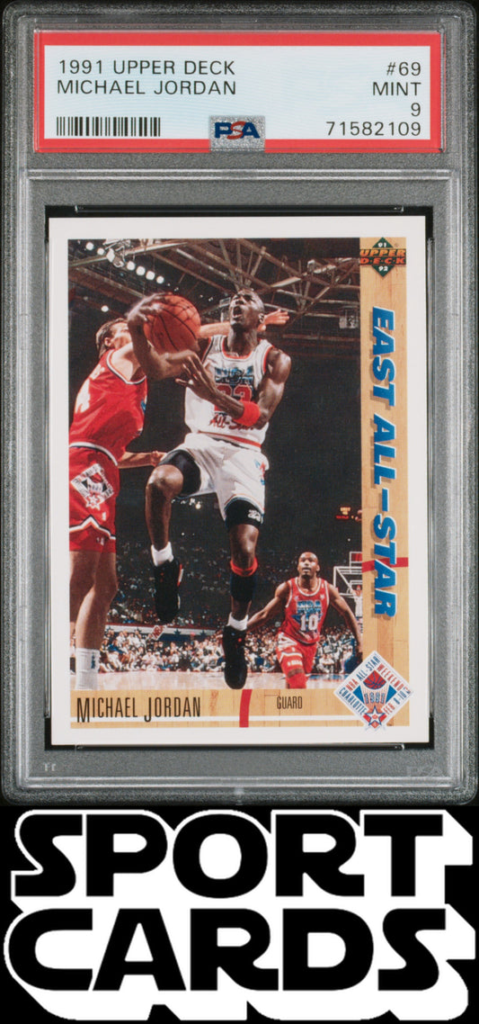 1991 Upper Deck #69 Michael Jordan PSA 9 SportCards.com